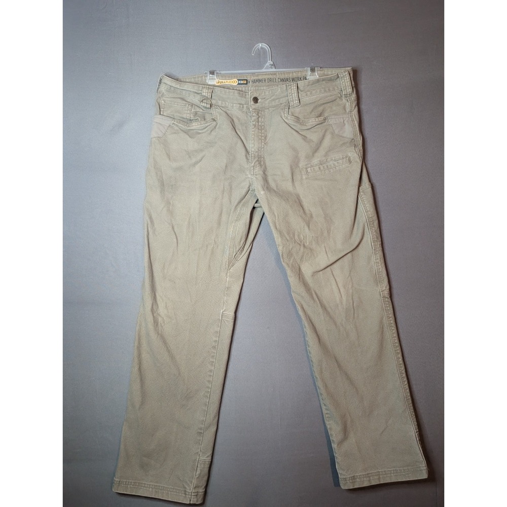 Noble Outfitters Full Flexx HD Hammer Drill Canvas Work Pants Mens 38x32 Beige